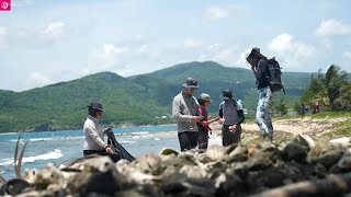 Opération nettoyage de lîlet Kahouanne par le Parc national de la Guadeloupe [upl. by Retnyw819]