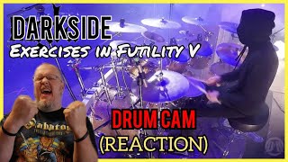 Darkside  Exercises in Futility V Drum Cam REACTION Brutal Assault 2019 MGLA Black Metal [upl. by Kirschner396]