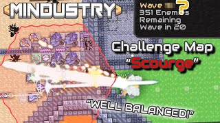 Challenge Map 2 Scourge  Difficulty PERFECT  Mindustry V7 [upl. by Adon]