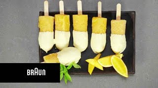 Recette Braun  Sucettes aux fruits épicés enrobées de chocolat blanc [upl. by Asim]