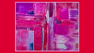 9763 Pink Persuasion Contemporary Art Fluid Acrylics 7212024 Intuitive art [upl. by Joane600]