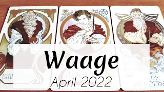 ♎WAAGE  April 2022  Es gibt bessere Optionen Entscheide weise Tarot [upl. by Jeremy264]