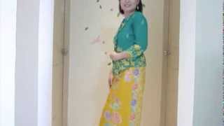 How to wear Peranakan Sarong Cotton on Tubular [upl. by Oiuqise]