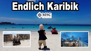 Von Brasilien in die sonnige Karibik 🛳️ MSC Weltreise 2024 mit der MSC Poesia 023 [upl. by Artemahs]