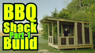 Building a BBQ Shack from Scratch StepbyStep Guide  Part 1 [upl. by Suzanna128]