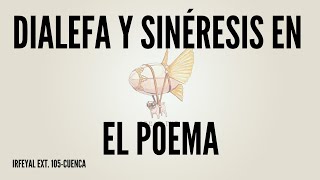 MÉTRICA DEL POEMA Dialefa y sinéresis [upl. by Aissila263]