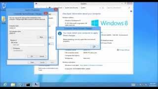 How to Join Client to a Active Directory Domain in Windows Server 2012 [upl. by Tezzil]