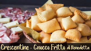 CRESCENTINE  GNOCCO FRITTO FATTO IN CASA DA BENEDETTA  Ricetta Facile Senza Strutto [upl. by Damiani]