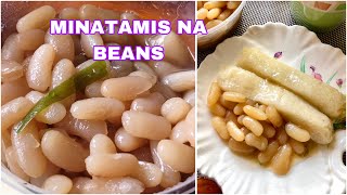 TRADITIONAL MINATAMIS DESSERT MINATAMIS NA BEANS [upl. by Atikam392]