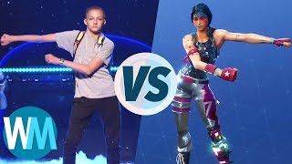 TOP 10 des DANSES FORTNITE dans la VRAIE VIE [upl. by Harris]