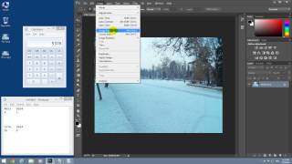 Changing the Aspect Ratio of a Picture in Photoshop by Stretching Not Cropping 43 into 169 [upl. by Boswall]