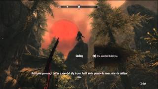 How to get the Ring of Hircine and Saviors Hide Skyrim [upl. by Ydnec]