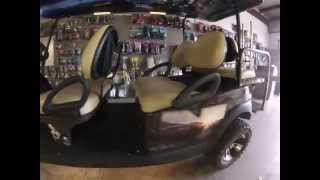 Badass ClubCar Golf Cart by Inphase Car Audio [upl. by Hindu107]