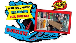 Santa Cruz Reissue Skateboard Deck Unboxing  My First Skateboard of 2024 skateboard unboxing [upl. by Cirde295]