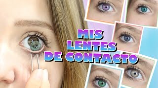 ME PRUEBO TODOS MIS LENTES DE CONTACTO 12 PARES  Brenda Sander [upl. by Nottage128]