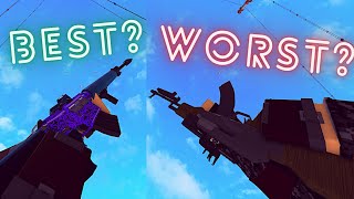 ranking EVERY ASSAULT RIFLE in phantom forces REMASTERED 1 [upl. by Tyra558]