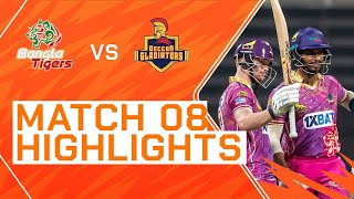 2023 Abu Dhabi T10 Match 8 Highlights Deccan Gladiators vs Bangla Tigers  Season 7 [upl. by Suoivatram]