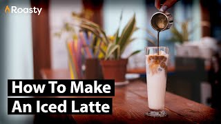 How To Make An Iced Latte Easy Iced Latte Recipe With A Simple Twist [upl. by Ymmas]