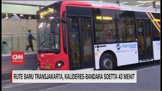 Rute Baru Transjakarta KalideresBandara Soetta 43 Menit [upl. by Greenquist]