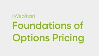 The Foundations of Options Pricing [upl. by Fax]