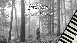 Folklore Album Acoustic Session  Taylor Swift  Full Piano Album [upl. by Dollar966]