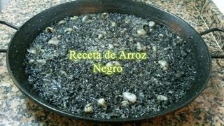 Receta fácil de arroz negro [upl. by Terti]