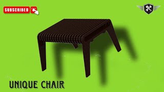 How to make a Unique Wooden Chair 3 AutoCad3D model akd cad solidworks [upl. by Asus]