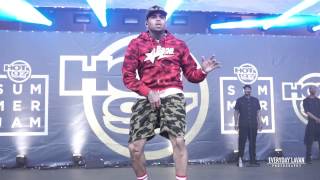 Chris Brown Dancing  Hot 97s Summer Jam 2015 [upl. by Calvin]