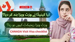 Reasons of Canada visit visa refusal [upl. by Terrej639]