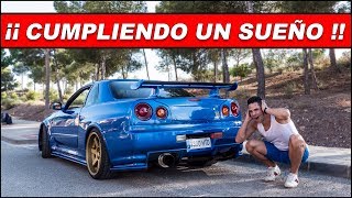 ¡¡ MI PRIMERA VEZ EN MI NUEVO NISSAN SKYLINE GTR R34   Supercars of Mike [upl. by Ferne]