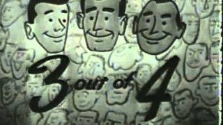 VINTAGE 1952 PALMOLIVE SHAVING CREAM amp AFTER SHAVE COMMERCIAL  ANIMATED [upl. by Panthia]