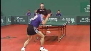 Koji Matsushita vs Timo Boll 2000 [upl. by Ashlin]