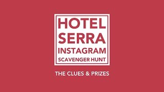 Hotel Serra Instagram Scavenger Hunt  Clues and Prizes [upl. by Bernt]