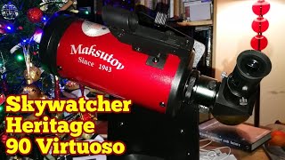 Skywatcher Heritage 90 Virtuoso Maksutov Telescope  Unboxing Review And Use [upl. by Atirabrab]