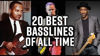 The 20 best bass lines of all time [upl. by Ahsienaj]