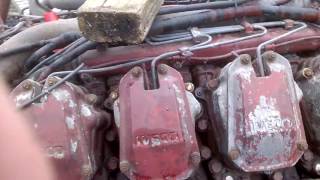 Iveco 18 liter V8 start and running [upl. by Nivrehs]