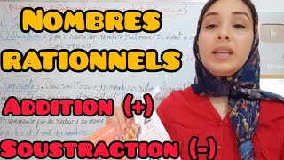 les nombres rationnels addition et soustraction شرح مبسط للدرس [upl. by Kelci]