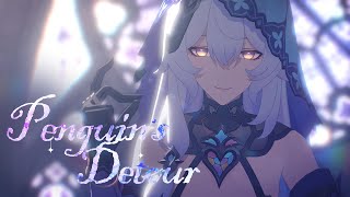 【ブラックスワンBlack Swan】Penguins Detour【崩壊スターレイルMMD】 [upl. by Berardo602]