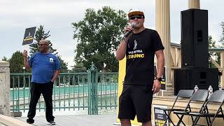 Sonny G Kick Off Speech SAGAFTRA CO Strike Rally 2023 [upl. by Rabjohn]