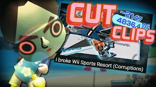 Cut clips amp corruptions from quotI broke Wii Sports Resortquot [upl. by Aneema]