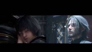 FFXV Dawn Trailer amp Ending Scene Sync SoundtrackOSTDawnSong of the Stars [upl. by Enale493]