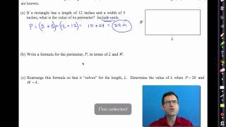 Common Core Algebra IUnit 2Lesson 7Solving Linear Equations with Unspecified Constants [upl. by Zebaj972]