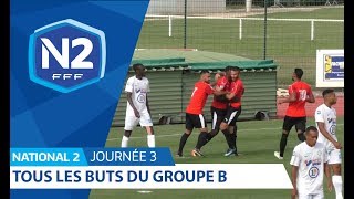 3ème journée  National 2B  Tous les buts [upl. by Adnylem449]