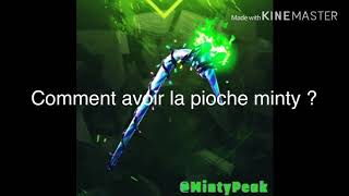 Comment avoir la pioche minty gratuitement no fake [upl. by Pachton]