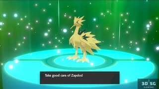 Obtaining CT 203 Galarian Zapdos Shiny Pokemon Sword  Shield [upl. by Fassold]