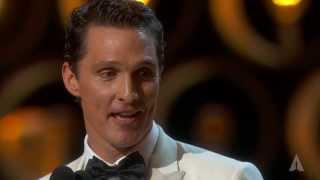 Matthew McConaughey winning Best Actor  86th Oscars 2014 [upl. by Niwle201]