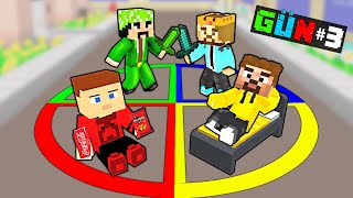 RENKLİ DAİREDEN SON ÇIKAN KAZANIR 😱  Minecraft [upl. by Akinert709]