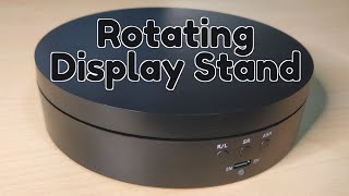 Rotating Display Stand  Electric Turntable  Unboxing and Review [upl. by Leirraj]