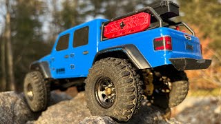 BONUS UPLOAD Axial SCX24 Jeep Gladiator Rock Crawling Compilation [upl. by Sug]