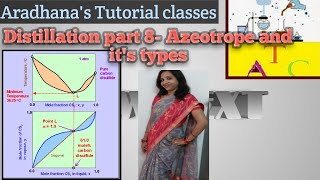 Distillation part 8 Azeotrope and its types [upl. by Merat]